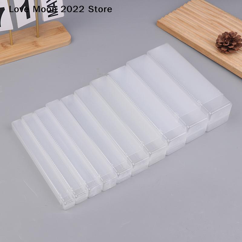 5Pcs Plastic Drill Bit Packaging Box Milling Cutter Box Square Packaging Box Storage Boxes Telescopic Box For Milling Cutters