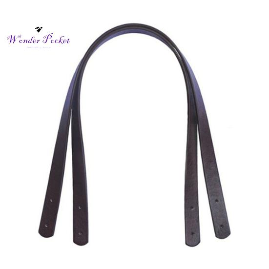 Asas elegantes para bolso, repuesto de agujeros de costura preperforados de piel sintética