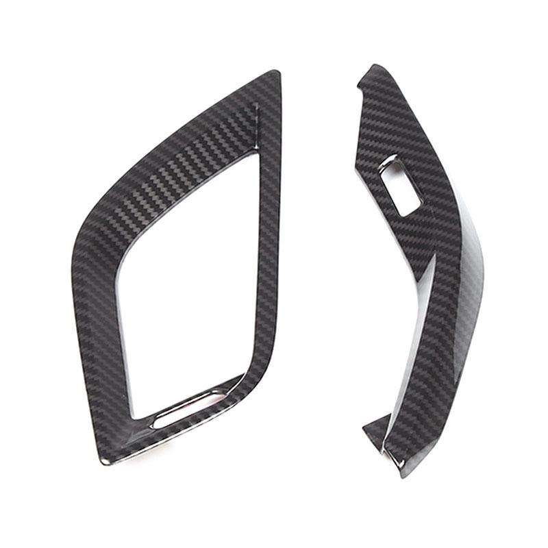 

For BMW 1 Series 2 Series F40 F44 ABS Carbon Fiber Car Central Control Side Air Outlet Decorative Frame Sticker Car Accessories