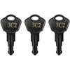 Sentry Safe Replacement Keys Model 1100-Codes 3A2 for Sentry Safe Key (Key 3C2)(3 Pcs)