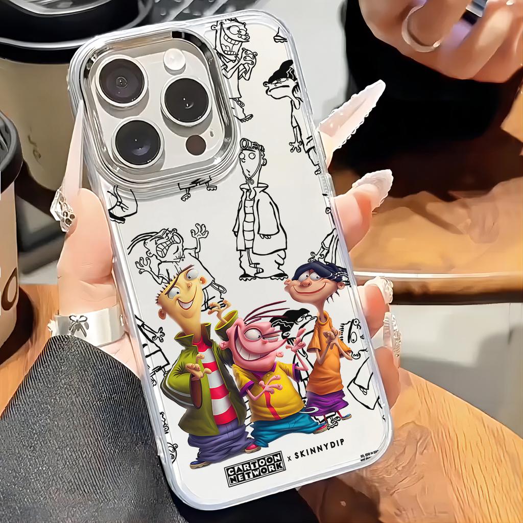 Funda de Teléfono E-Ed Edd N Eddy para Samsung Galaxy S25 S24 S23 S22 S21 S20 Note20 FE Ultra Edge Plus 4G 5G Transparente Suave