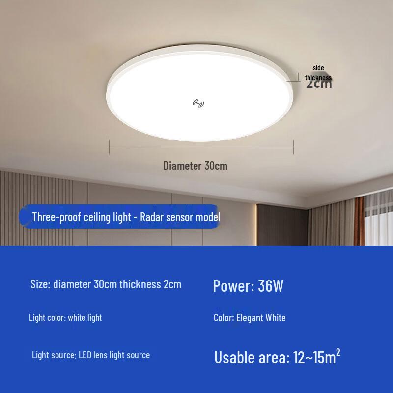 Li Shen Radar Sensor LED Ceiling Light
