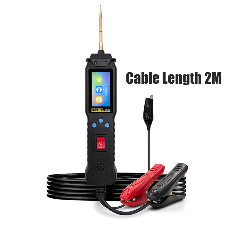 P100 P200 Automotive Circuit Tester 12V/24V Power Probe Diagnostic Tool TFT Screen Oscilloscope & PWM Output Overload Protection