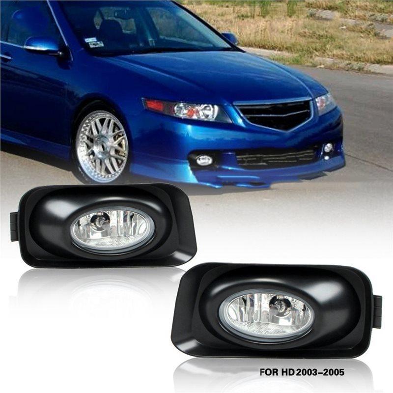 Daytime Running Light Assembly, Halogen Front Fog Light, Front Bumper Lighting For Acura TSX 2003-2005