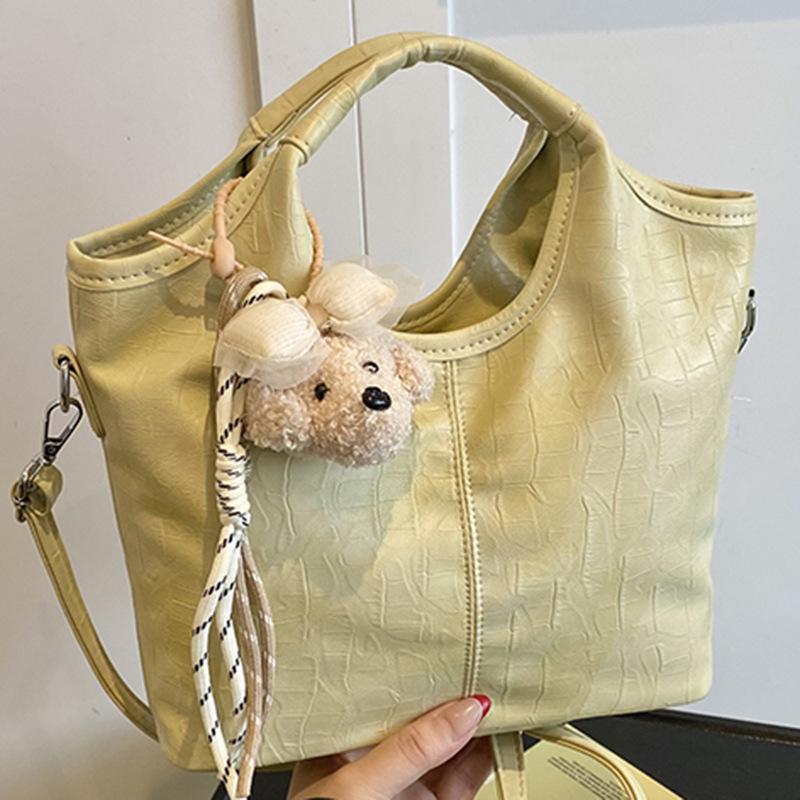 

Fashionable Simple and Large-capacity Casual Bucket Bag A Stylish Single-shoulder Crossbody Bag жовтий