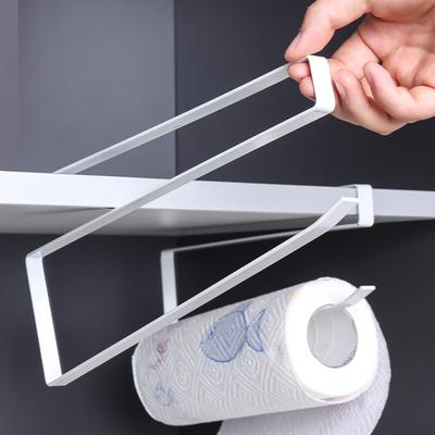 Kitchen Paper Towel Special Hanging RackHousehold CabinetNon-perforated Napkin Hook Iron Storage Rack
