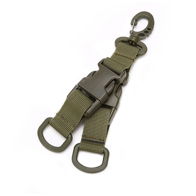 

Тактичний рюкзак із нейлоновою стрічкою, гачок, багатофункціональний карабін, D-подібний брелок, подвійний роз’єм, що швидко знімається, висить пряжка