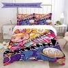 Popee the Performer Inspired Pattern Bedding,Quilt Set Quilt Cover Pillowcase Home Birthday Gift (1*duvet cover+2*pillowcase,without core)XSJT0917173