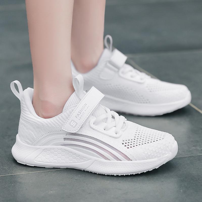 Girl's Large Breathable  Mesh Rotating Buckle Casual Shoes Sports Shoes Children's Shoes Running Shoes
