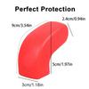 Easy Installation Rubber Protective Tow Hook Cover for 2007-2023 JK JT Models Protective Tow Hitch Cap
