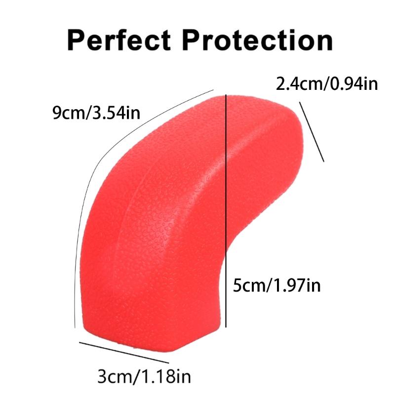 Easy Installation Rubber Protective Tow Hook Cover for 2007-2023 JK JT Models Protective Tow Hitch Cap
