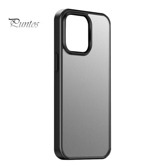 

Чехол для телефона, супермягкий, амортизирующий, с приподнятыми краями, четкие вырезы, матовая отделка, цветной защитный чехол для телефона из ТПУ для iPhone14 Pro for iPhone 14 Max матовый черный