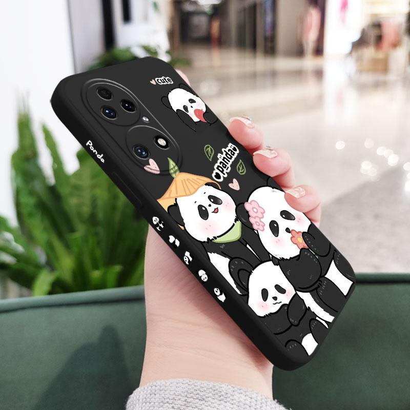 Panda Haus Handyhülle Für Huawei P50 P40 P30 P20 Nova 10 10SE 9 9SE Mate 50 50E 40 30 20 Pro Lite P Smart 2021 Y7A Hülle