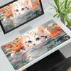 Anime XXL Mouse Pad Gaming Accessories Cartoon The Cat in the Water Keyboard Carpet Gamer Desk Mat Cute Computer Offices PC Rugs