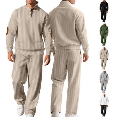 2025 Neuer Trend Sport 2-teiliges Set Schlichte Mode Westküste Atmungsaktiv Business Casual Temperament Männer Frühling und Herbst 2-teilig