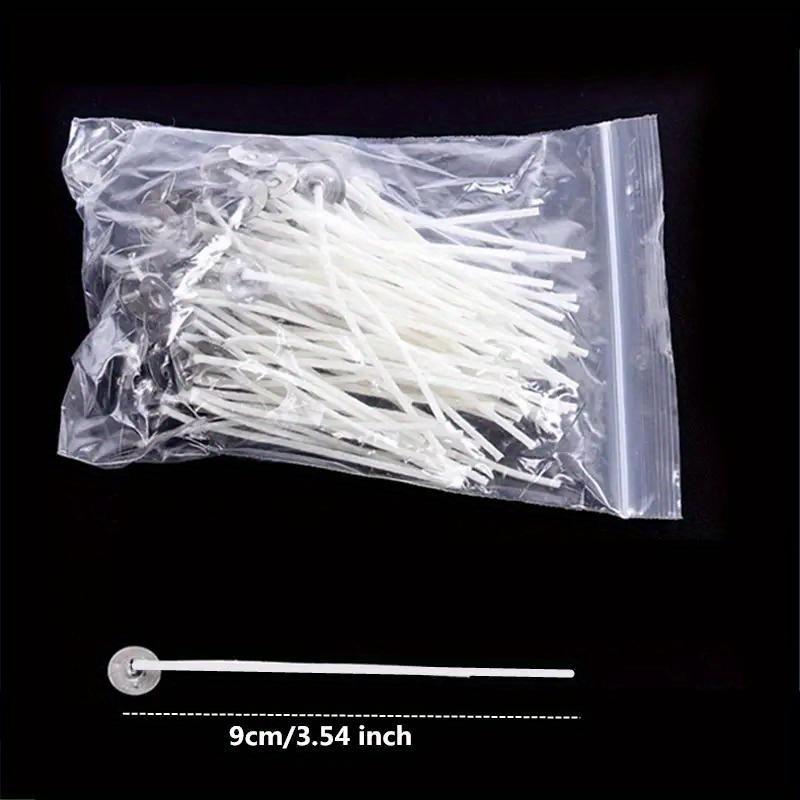 Candle Wicks Measuring, Designed for Candle Crafting with Pre-Waxed Materials, Ideal for Handmade Candle Creation.