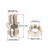 Male Flare Connector Threaded Pipe Adapter Connector Universal Drain Oil Connectors With 2 Washers Carbon Steel Male Pipe