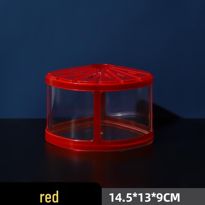 Transparent Desktop Aquarium: Fighting Fish, Jellyfish, Goldfish Tank with Street Stall Stand Design