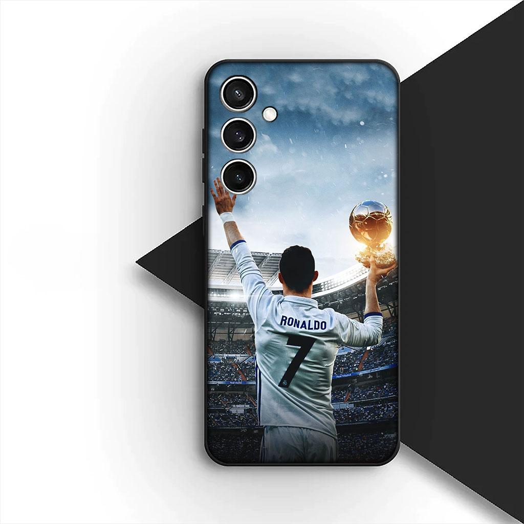 Phone Cover for Motorola Moto Edge 70 60 Fusion NEO Pro G Stylus G56 G96 G04 G05 20 Case  Soccer No7 King CR7s Football No 7