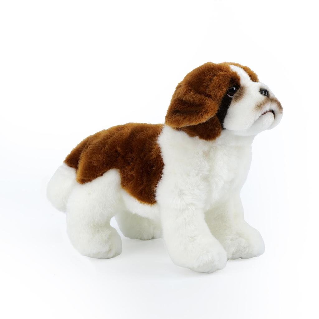 Adorable St. Bernard Plush Toy Doll for Children and Girls