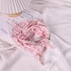 French Knit Lace Headscarf, Women's Boho Pastoral Triangle Hair Band Headband