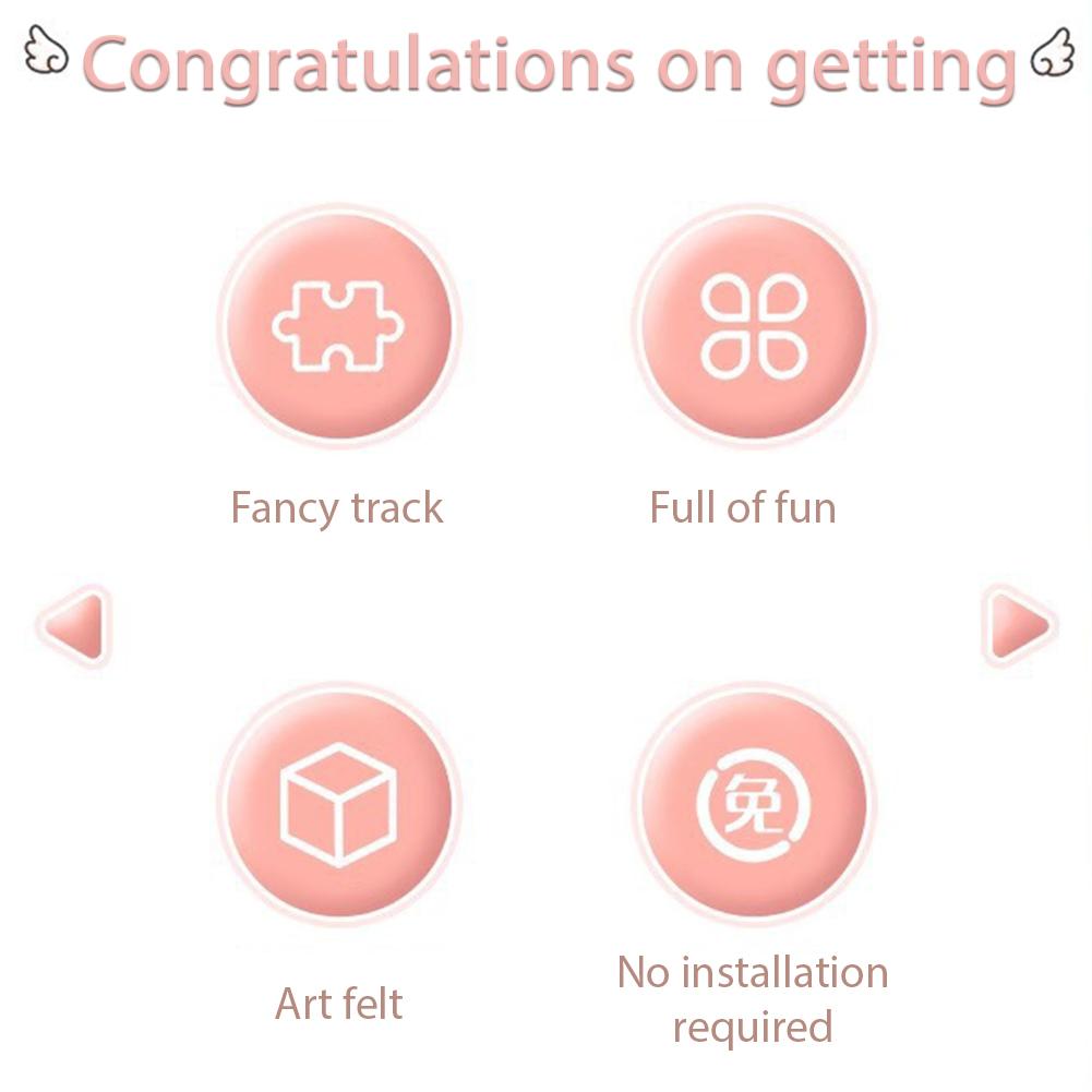 Pet Cat Puzzle Maze Holes Toys Felt Box With Bell Ball Kitten Playing Toys Interactive Funny Cat Supplies