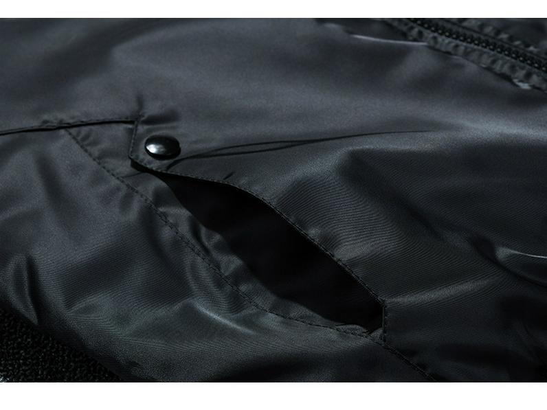 Wendbare gepolsterte Fliegerjacke - Herbst/Winter Baumwolle 9989 B05