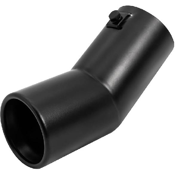 Car Stainless Steel Exhaust Tips Fit 1.5 to 2 Inch Car Exhaust Pipe Modification Tail Throat Tail Pipe Steel Exhaust Tips Tailpipe Black