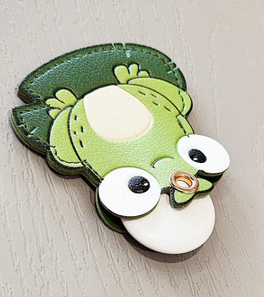 Soft Silicone Fruits Pattern Access Card Case Anti Loss Tracking Protector for Workplace and School Entry Security