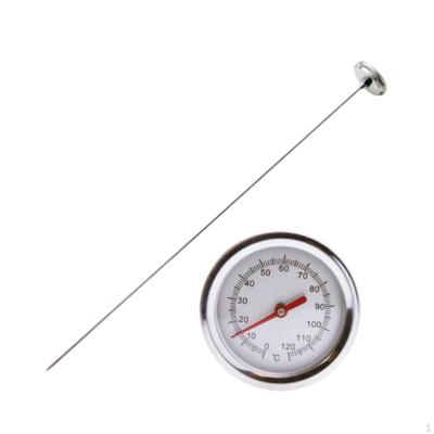 Kompost Toprak Termometresi Test Termometresi, Profesyonel, Kolay Okunabilir 0-120 °C Aralığı