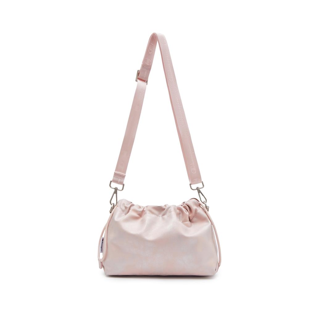New Champion Knitted Fabric Handbag, Shoulder Bag Small Size Unisex Black/Washed Pink/Silver White U5AACPU54