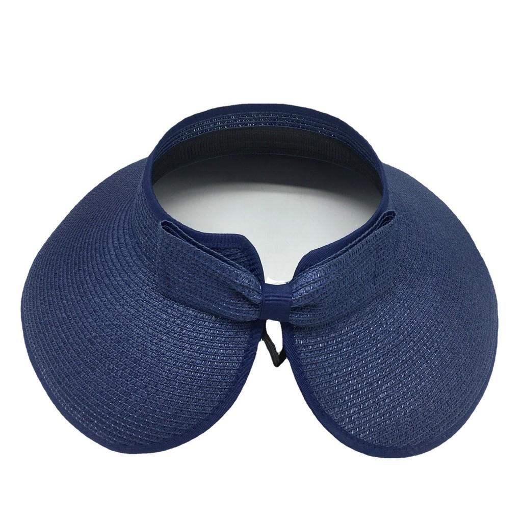Adult Fashion Summer Straw Hat Foldable Uv Protection Sun Shading Function Women