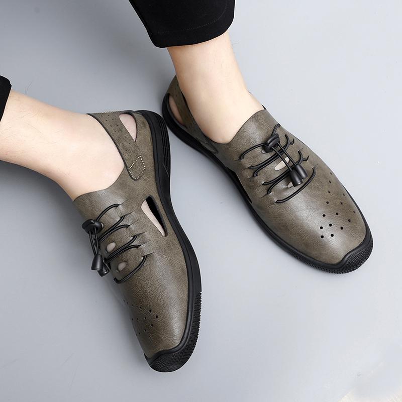Fashion Summer Business Men's Shoes Breathable and Comfortable Soft Bottom Style Office work Adult quality casual shoes Outdoor beach