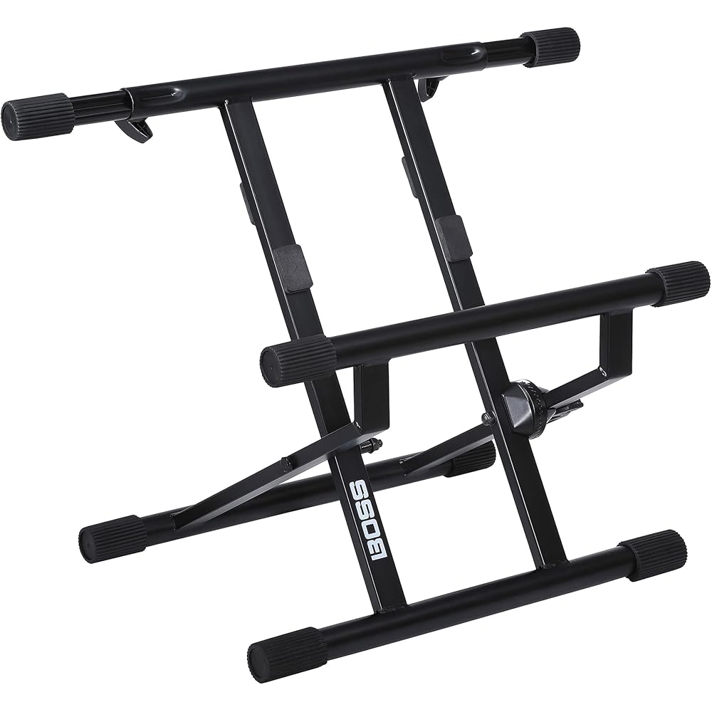 BOSS BAS-1 Stand for Boss Amps, Compatible with Up to 21kg, Adjustable Back Width, Foldable, Rugg...