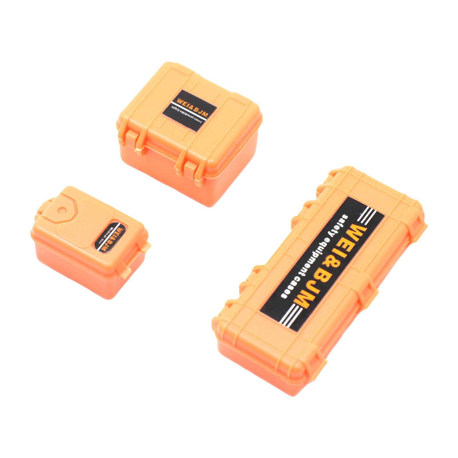 

Toolbox Bracket Equipment Case for SCX24 Truck Car Interior Parts Trunk Model Remote Car Model Replacement помаранчевий