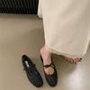 Damen Frühling Sommer Mary Jane Schuhe Ballerinas Atmungsaktives Mesh Stickerei Flats Süße Schleife Weibliche Tägliche Gehsandalen