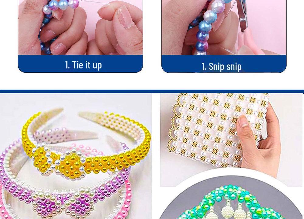 Acryl 24-Fächer Perlen-Set für DIY Armband und Schmuckherstellung