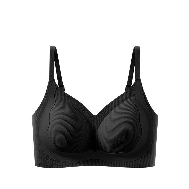 Autumn and Winter Models, Muscle-warming Integrated Cup, Underwear, Women's Small Breasts Gathered and Closed, Sub-breasts, Anti-sagging and