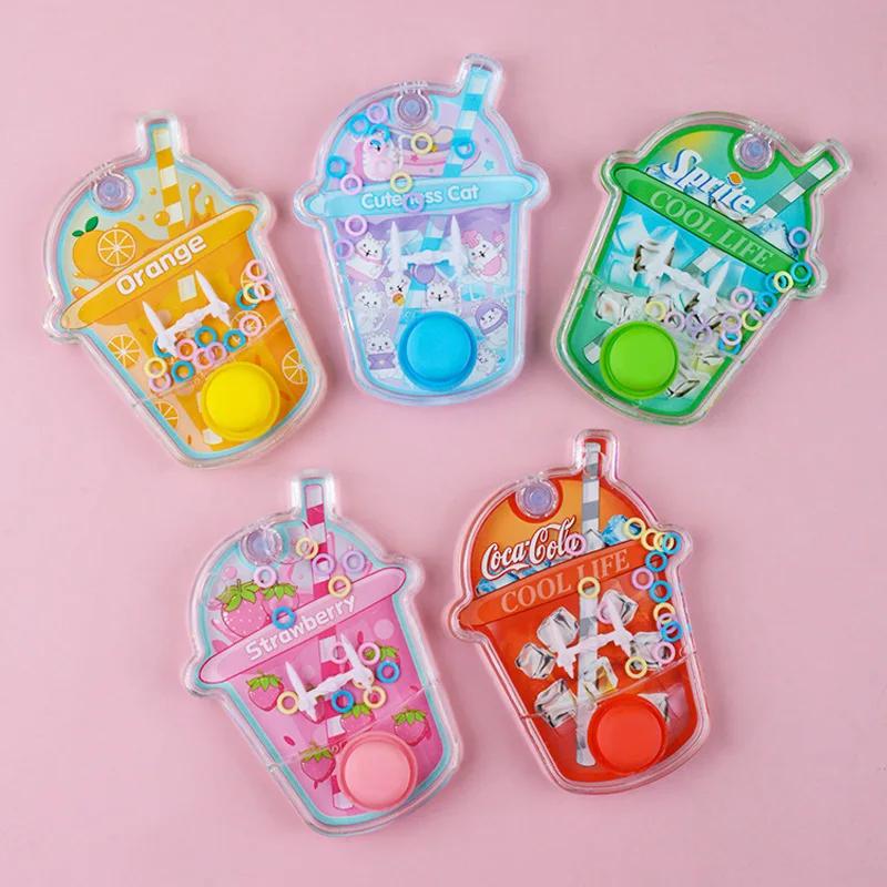 Fruit Water Ring Toy Handheld Educational Toy Water Ring Game Handheld Fish-throwing Circle Party Gift Children's Birthday Box