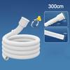 1-3M Washing Machine Water Pipe Hose Air Conditioning Drainage Hose Waste Hose Extension Pipe With Hose Clamps