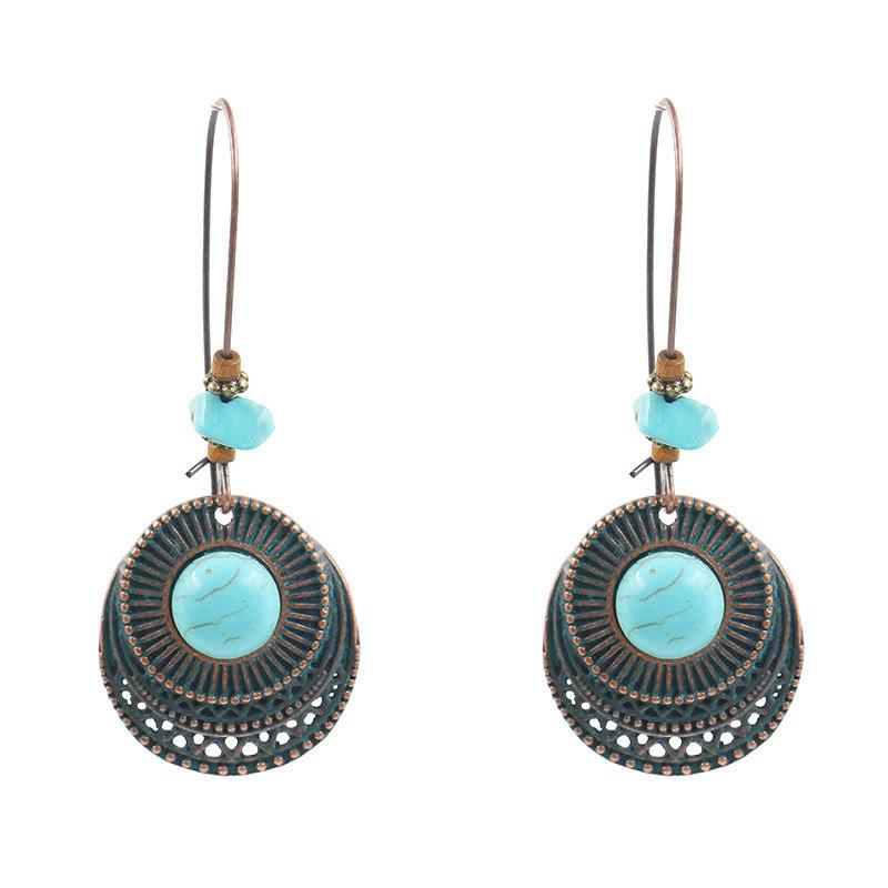 Vintage Boho Women Dangle Drop Long Earrings Charming Colour