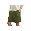 Skechers Sports Lifestyle Series Comfortable Breathable Loose Fit Three-Quarter Casual Shorts Women Shorts Martini-Olive-Green L225W180-05HR