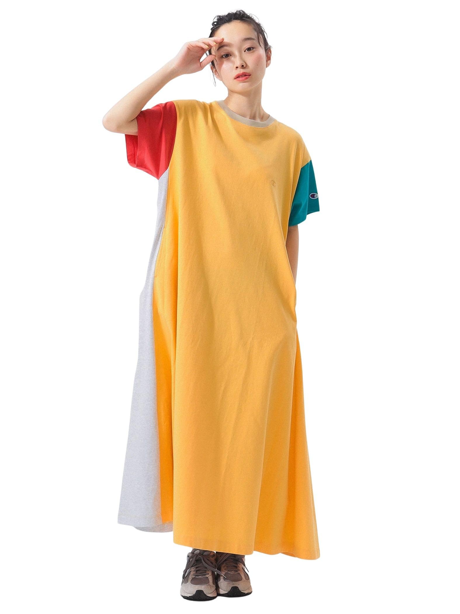 

Beams Boy Dress Champion Short Sleeve XS [Special Order] A-Line Dress, Women s, Yellow,