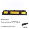 Rubber & Plastic Wheel Chock: Anti-Collision Parking Stopper for Garage and Reversing.