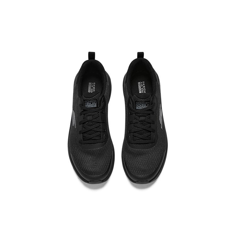 Skechers Go Run Elevate Comfortable Shock Absorbing Durable Breathable Low Top Running Shoes Men Running Shoes Black 220189-BBK