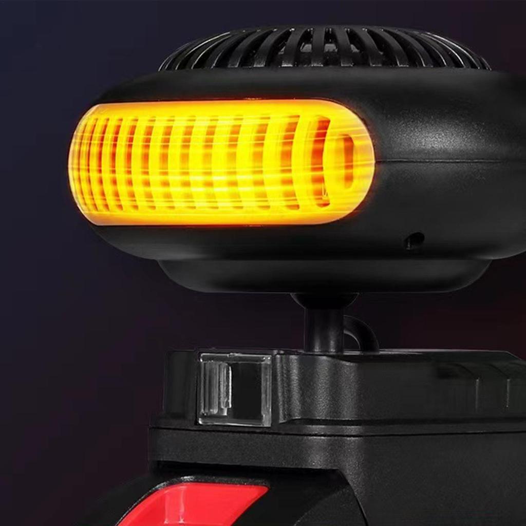 Battery Powered Car Heater & Defroster, Portable 2-in-1 Emergency Heater for Vehicles - SUV Truck Sedan Motorbike Winter Use