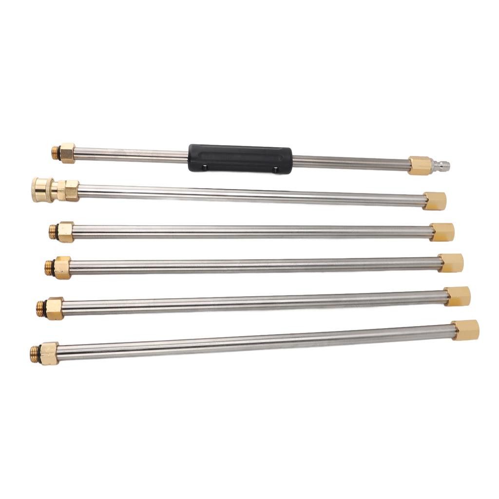 90 Inch Pressure Washer Extension Wand Power Washer Lance with 1 4 Inch Quick Connect for Roof Cleaning 6pcs