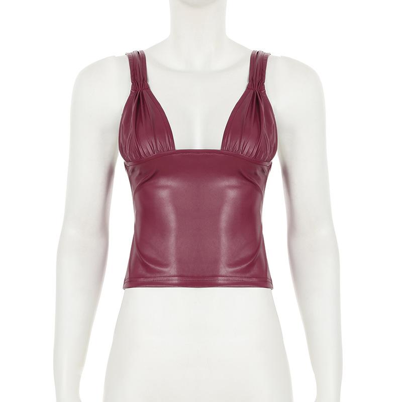 Women's Halter Spice Sexy Low Cut Backless Skinny Skinny Vest Top
