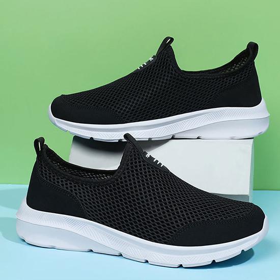 Pánské jednodílné síťované boty s jarními a letními nízkými rukávy, perforované a prodyšné sportovní boty, lehké a ležérní boty