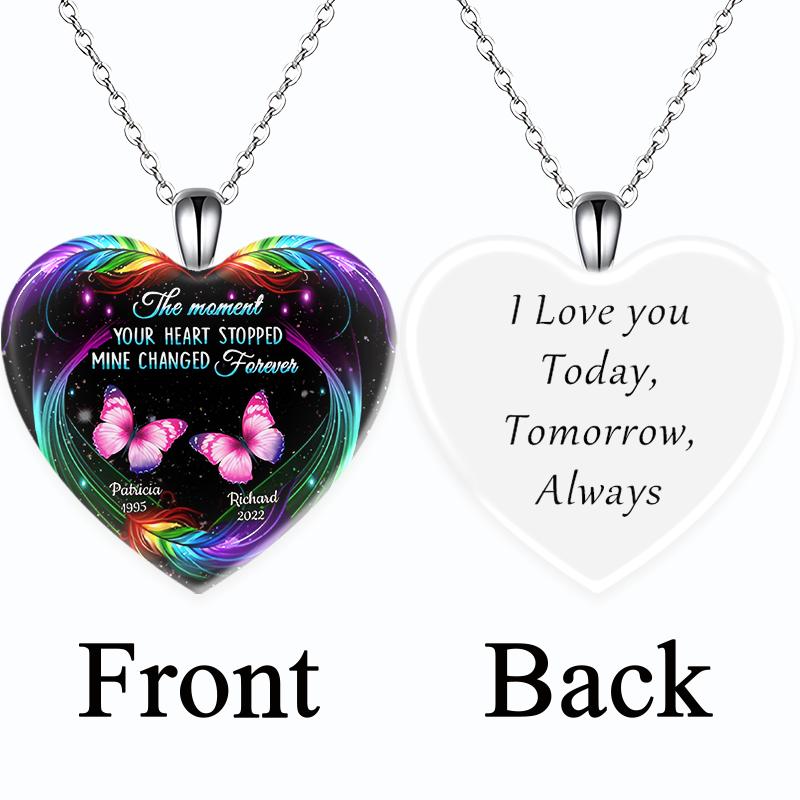 

Модные украшения Любовь Кристалл Кулон Ожерелье Мечта Бабочка Английский